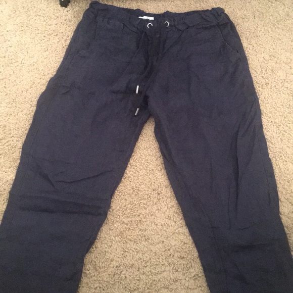 Blue capris - Picture 1 of 1